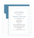 Wedgewood Pin Dot Invitations Image 1 of 4